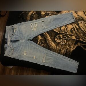 Hollister/ Super Skinny Ankle Jeans
